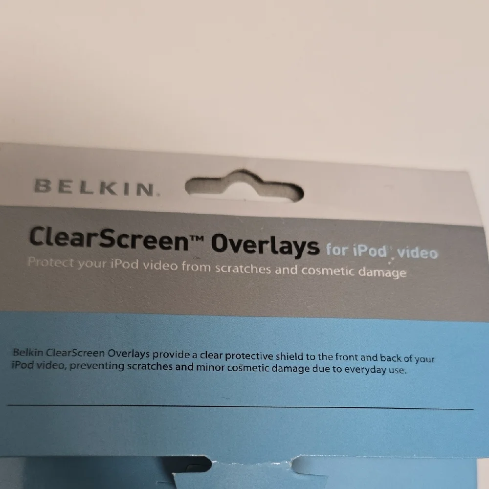 Belkin ClearScreen Overlays for iPod Video